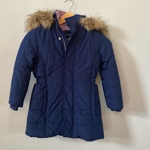 Andy & Evan Bubble Jacket girls small in navy